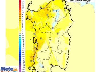 Variazioni temperatura1 350x250 - Dal 26 luglio il maestrale spazzerà via l'afa