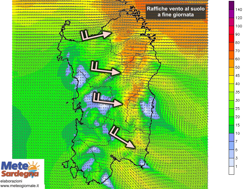 Vento al suolo3 - Vento ancora protagonista: nuovi rinforzi in serata
