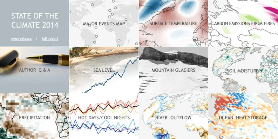 clima2014 - Il 2014 è stato terribile: ecco tutti i dati del caldo record