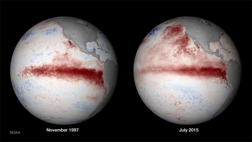 elnino1 - El nino 2015 potrebbe battere il record del '97-'98