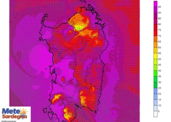 rh2m 222 350x250 - Umidità in crescita: più nubi sulle coste