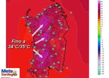 t2m 367 350x250 - Umidità in crescita: più nubi sulle coste