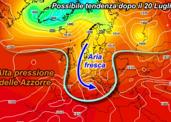 z500 3361 350x250 - Nel fine settimana vivace rialzo termico: ecco dove farà caldo