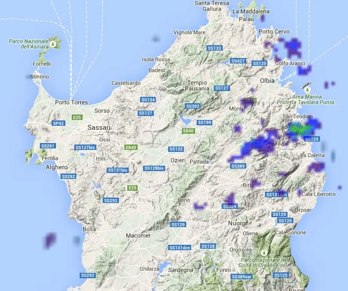 14 08 2015 16 05 50 - Rovesci di pioggia tra San Teodoro e Budoni