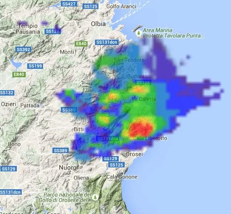 18 08 2015 18 15 11 - Baronia: il temporale si è incattivito! Nubifragio a Cala Liberotto