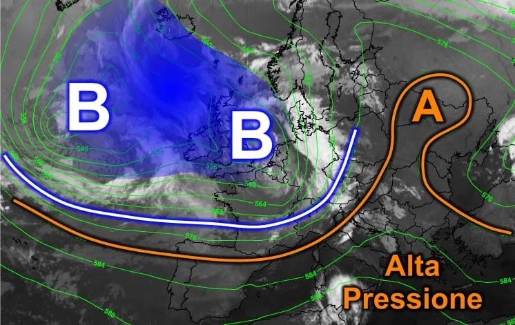 Meteosat10 - Rapido passaggio di nubi in questo inizio di giornata