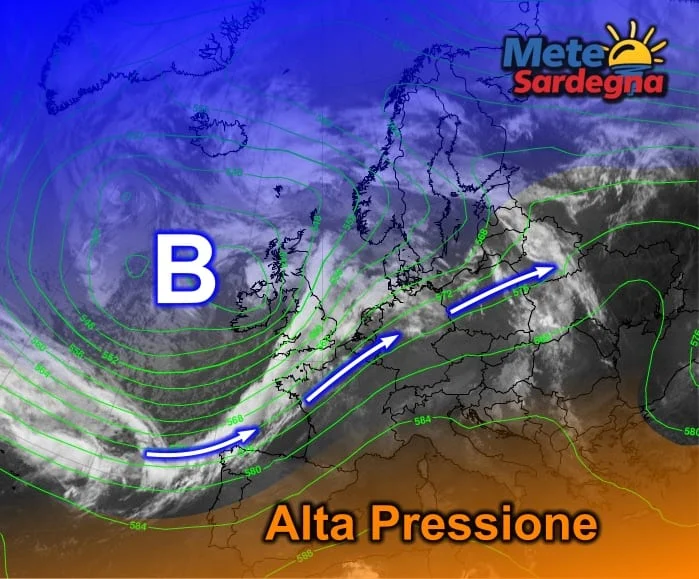 Meteosat11 - Arriva l'Anticiclone Africano