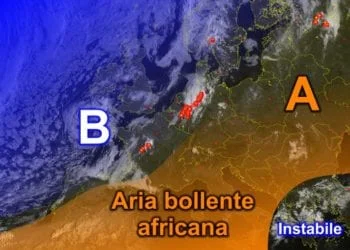 Meteosat2 350x250 - Gonnosfanadiga Arpas ieri oltre 41°C