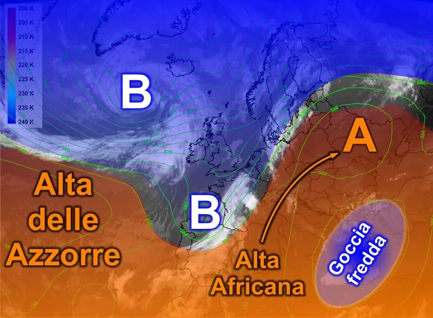 Meteosat3 - La causa dei temporali? Guardate cosa sta accadendo...