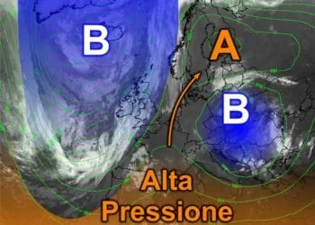 Meteosat8 350x250 - Da mercoledì aumento temperature: torna l'anticiclone africano