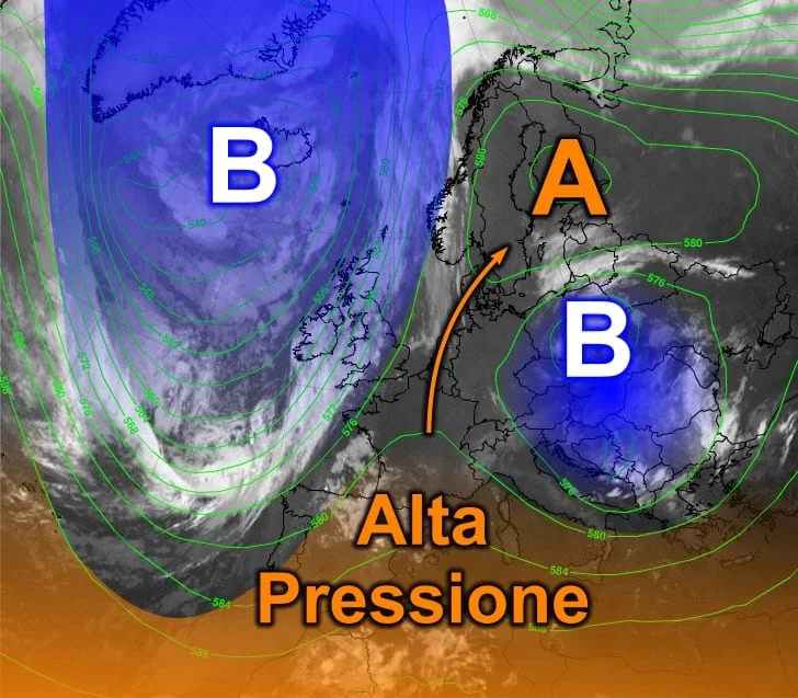 Meteosat8 - Ecco il ritorno dell'Alta Pressione e dell'estate