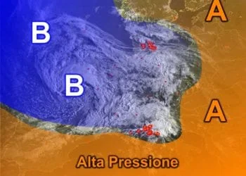 Meteosat9 350x250 - Da mercoledì aumento temperature: torna l'anticiclone africano