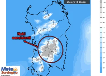 Nuvolosità 350x250 - Gonnosfanadiga Arpas ieri oltre 41°C