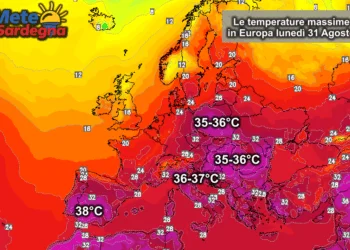 Temperature europa 350x250 - Week end caldo, afoso e...