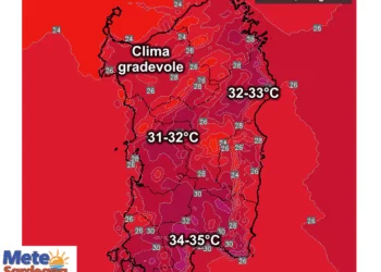 Temperature massime17 350x250 - Enorme iceberg si stacca in Groenlandia