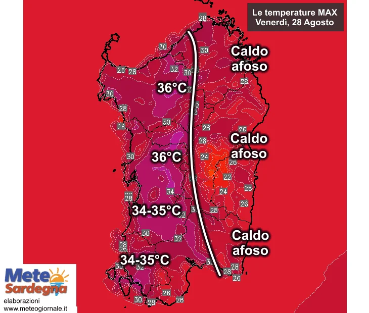 Temperature massime20 - Tra caldo torrido e caldo afoso: l'alito africano si farà sentire