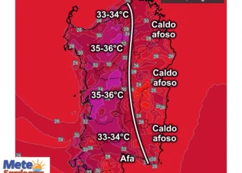 Temperature massime21 350x250 - Violento MCS investe Cagliari il 31 agosto 2013: nuovo evento di Flash flood