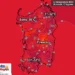 Temperature max 75x75 - Previsti piovaschi o deboli piogge su coste ovest