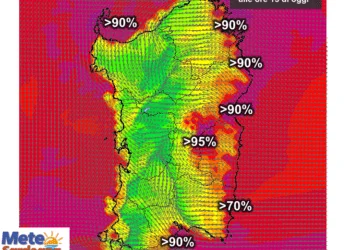 Umidità 350x250 - Venerdì l'isola divisa in due dallo scirocco: ad ovest farà caldissimo!