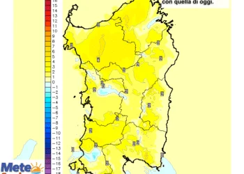 Variazioni termiche1 350x250 - Mercoledì Sardegna divisa tra caldo torrido e afoso