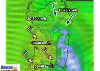 Vento al suolo 350x250 - Temporale in azione a nord est di Cagliari
