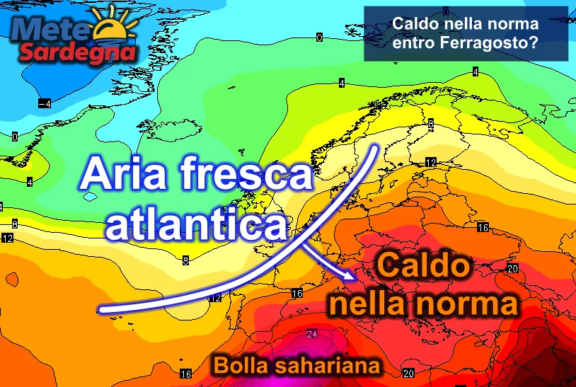 long - Caldo nella norma entro Ferragosto?