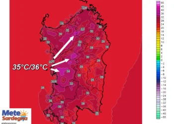 t2m 369 350x250 - Da mercoledì aumento temperature: torna l'anticiclone africano