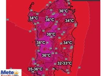 temperature massime 1 350x250 - Violento MCS investe Cagliari il 31 agosto 2013: nuovo evento di Flash flood