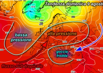 z500 1681 350x250 - Prima dei temporali, il super caldo si sposterà a est