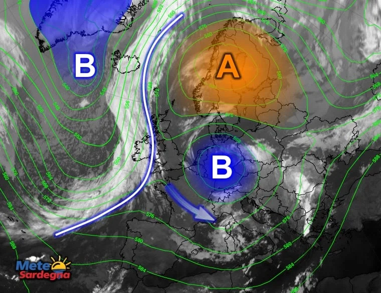 Meteosat sard - Cambiamento meteo all'orizzonte: ecco perché