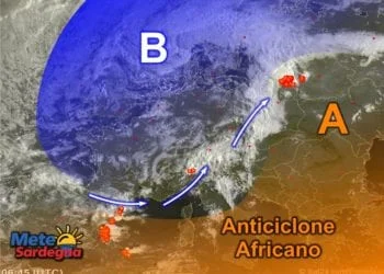 Meteosat1 350x250 - Raffiche di maestrale nel pomeriggio: dove le più forti?