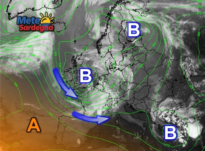 Meteosat12 - Cambiamento meteo: ecco la perturbazione che avanza