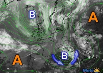 Meteosat14 350x250 - La perturbazione spingerà aria fresca instabile da est