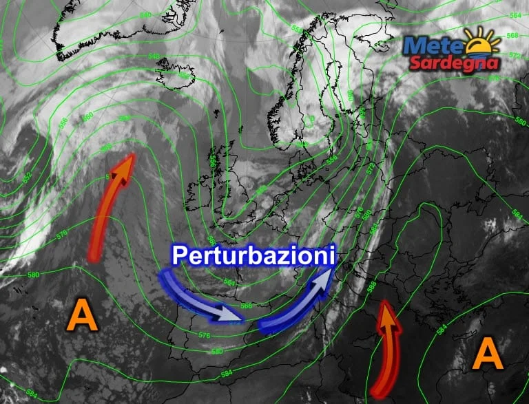 Meteosat9 - Cambiamento meteo alle porte: guardate che perturbazioni!