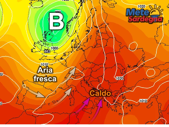 Model1 - Fine del super caldo il 18 settembre