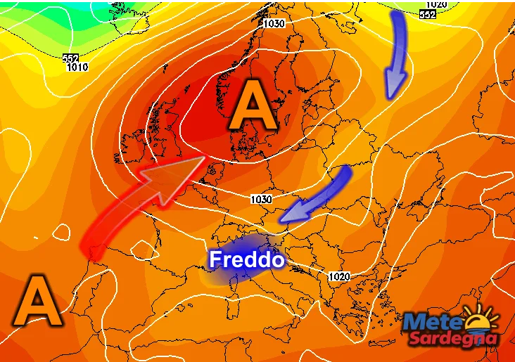 Model12 - Freddo da est: quotazioni in rialzo per la prossima settimana