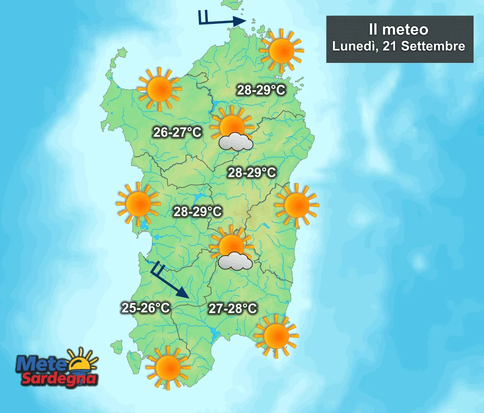 Oggi - Il meteo di lunedì 21 settembre? Scopriamo le novità