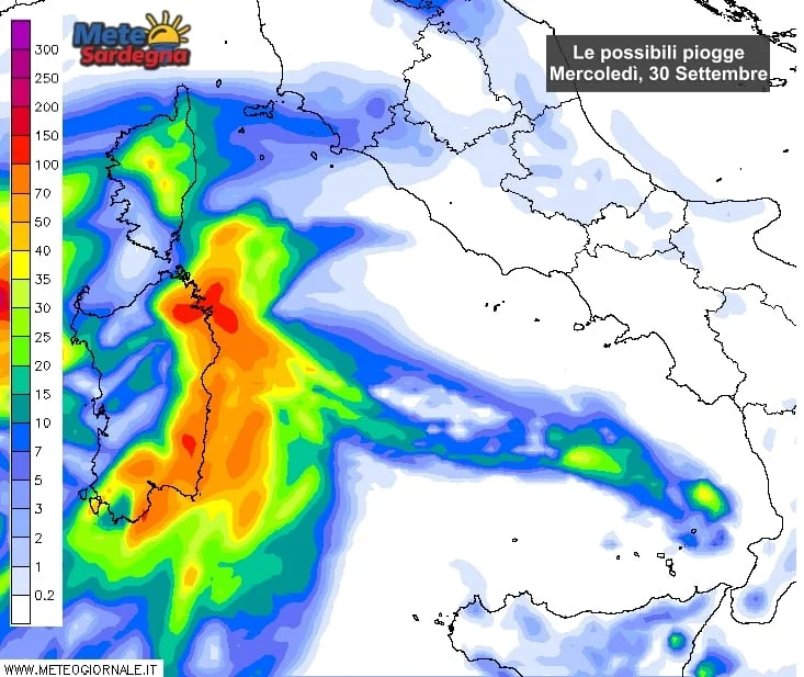 Piogge 1 - Scatta l'emergenza maltempo: sono previsti nubifragi