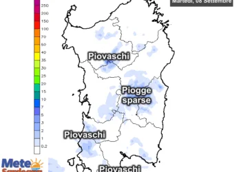 Piogge 350x250 - In atto i primi piovaschi; depressione più vicina