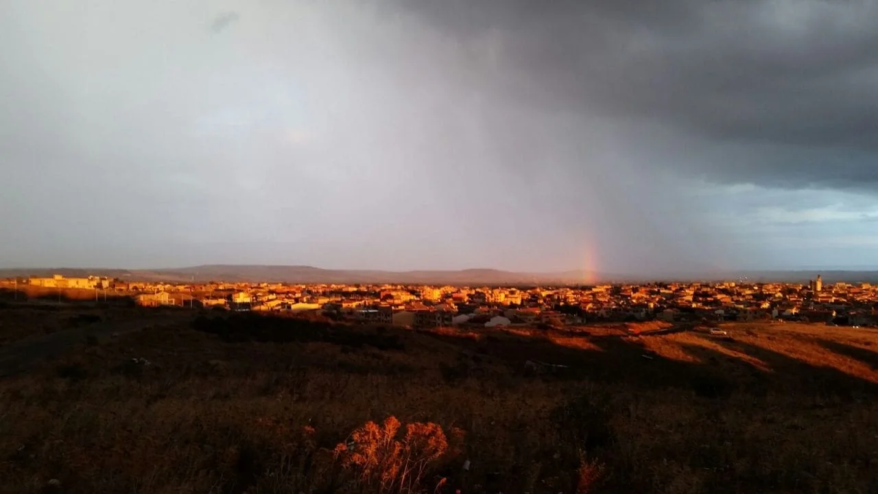 Sinnai - Nubi mozzafiato e arcobaleno: in diretta da Sinnai e Sestu