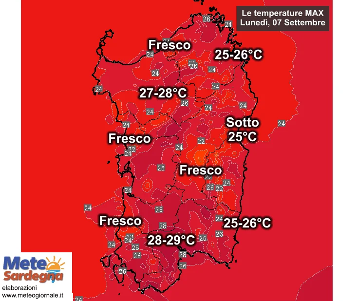 Temperature massime4 - E' meteo d'autunno: temperature crollate