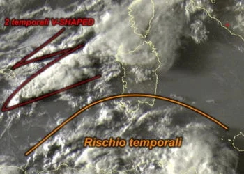 Untitled 4 350x250 - Temporali da ovest: primi rovesci su coste occidentali