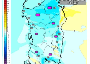 Variazioni termiche2 350x250 - Giovedì maestrale e gran fresco: temperature sotto i 26°C