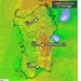 Vento 75x75 - Meteo d'estate, gran caldo a est. Rinfresca a ovest