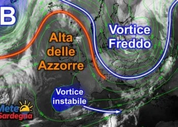 meteosat1 1 350x250 - In atto i primi piovaschi; depressione più vicina