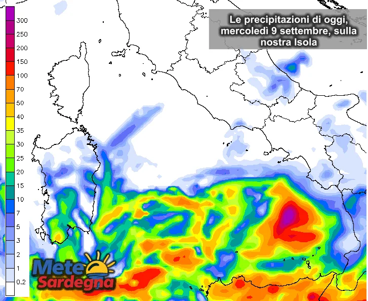 precipitazioni 1 - Piogge e temporali: ecco dove colpiranno