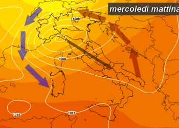 z500 51 350x250 - Giovedì maestrale e gran fresco: temperature sotto i 26°C