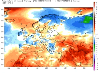 Anomalie termiche1 350x250 - Ciclone in formazione: super temporali nel Nord Africa