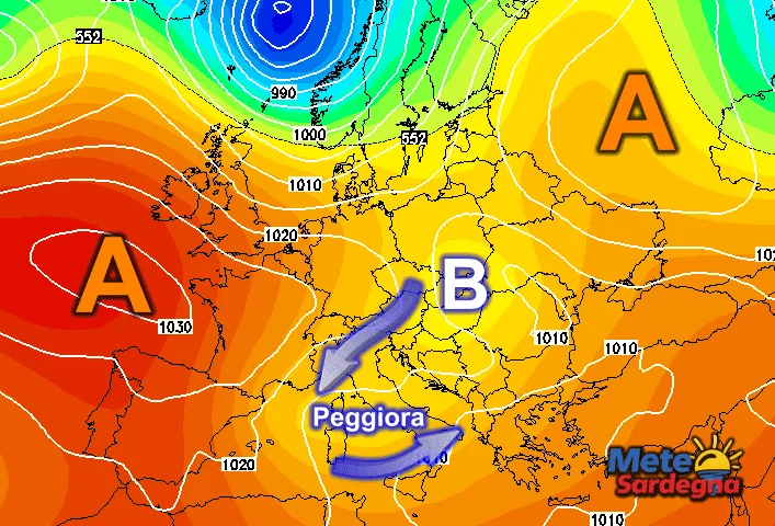 Longsardegna - Prossima settimana: importanti novità sul Vortice Freddo