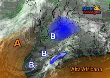 Meteosat Sardegna 350x250 - Che caldo: superati i 31°C!